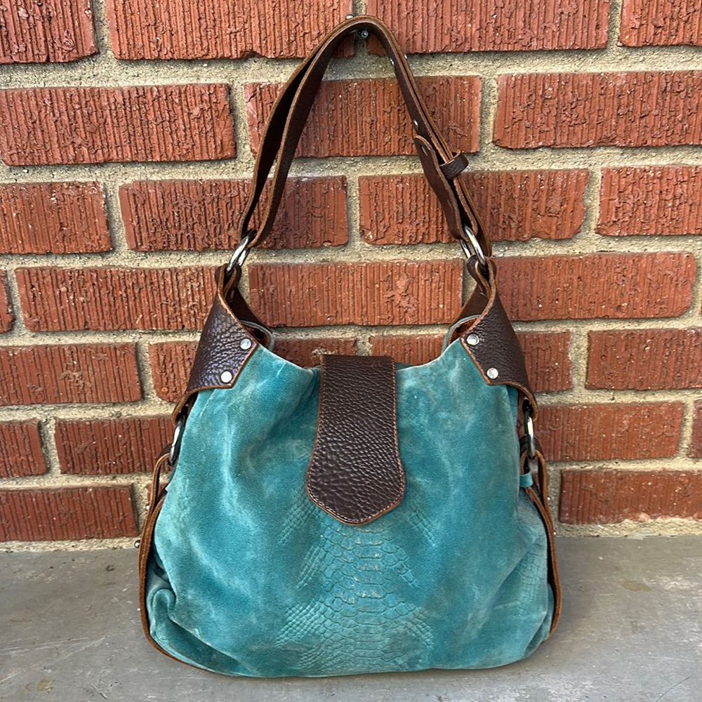 Tylie Malibu Oversized Suede/Leather Hobo